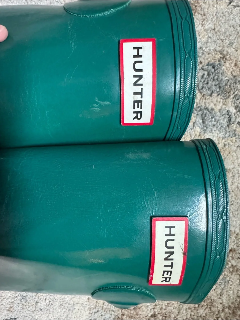 Hunter Dark Teal Tall Waterproof Rain Boots